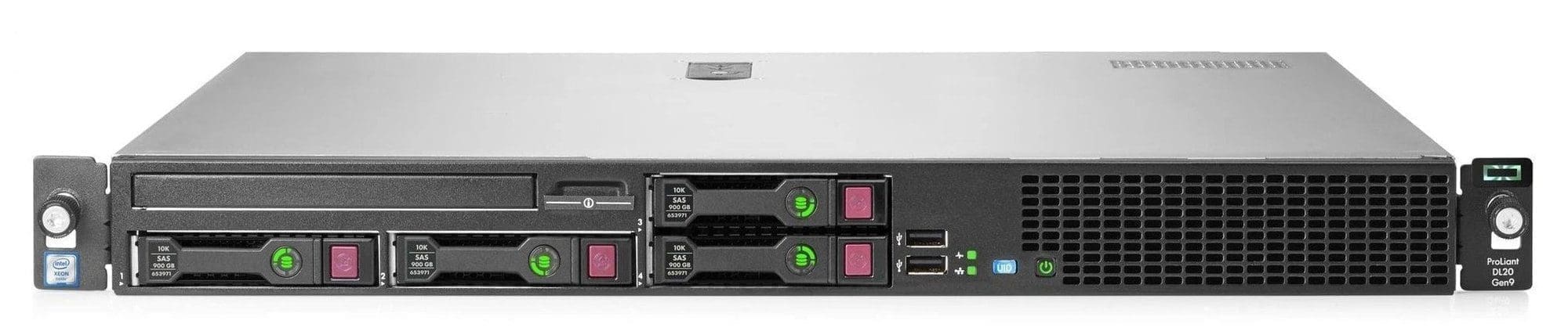 HP ProLiant DL20 Gen9 CTO 1 HPE ProLiant DL20 Gen9 CTO Server - With warranty and technical service for installation or support.