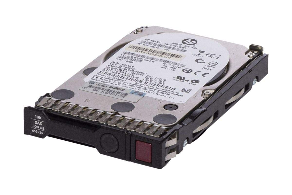 HP 653955-001 300GB 10k 6GB/s SAS 2.5" 1 Disco HPE 300GB 10k 6GB/s SAS 2.5" - HP 653955-001
