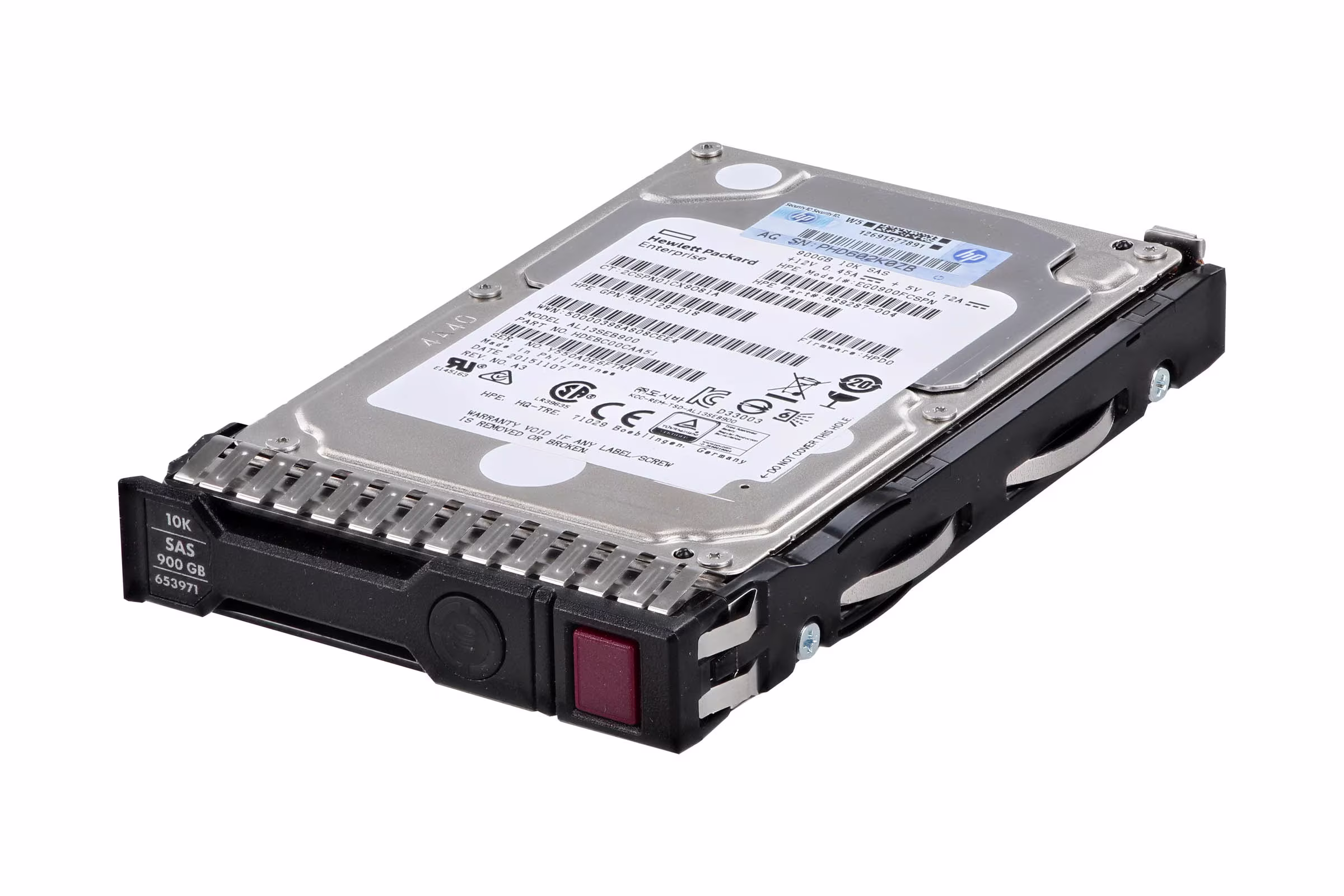 HP 653971-001 900GB 10k 6GB/s SAS 2.5" 1 Disco HPE 900GB 10k 6GB/s SAS 2.5" - HP 653971-001